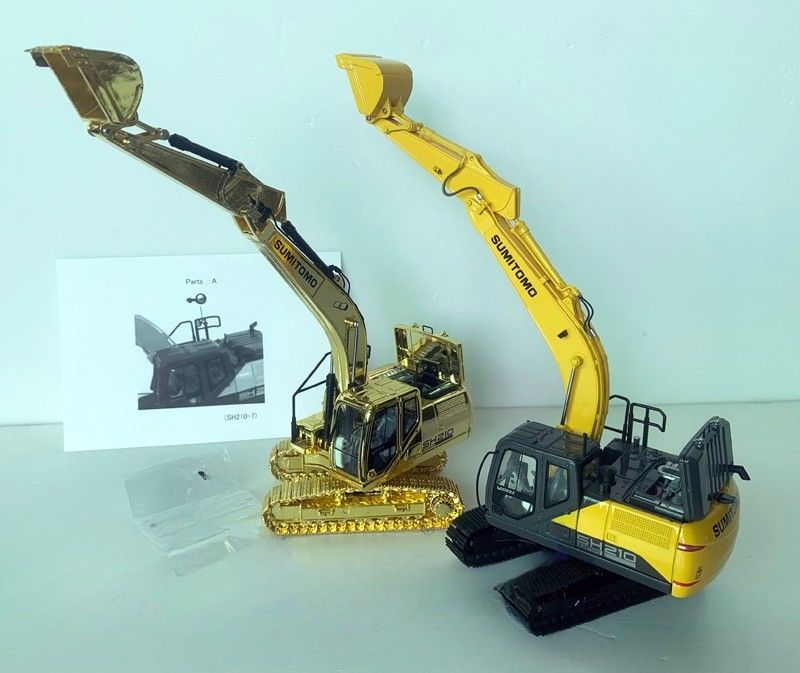Sumitomo SH210-7 Excavator Alloy Diecast Model 1 50 Skala Kendaraan Konstruksi Koleksi