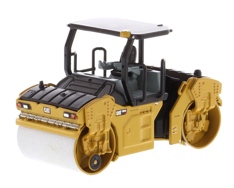 1 sampai 64 Skala Diecast  CB-13 Vibratory Roller Open Cab Konstruksi Model 85630