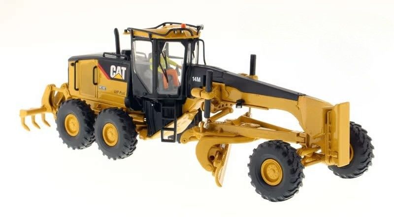 Cat 14M Motor Grader Model 1/50 Caterpillar Self-Propelled Grader Replika 85189