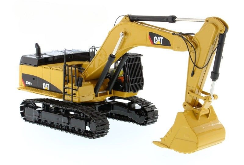 Cat 374d L Excavator Diecast Model 1/50 Skala Alloy Kendaraan Kendaraan Mainan 85274