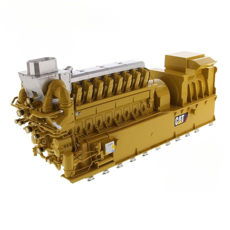 Cat CG260-16 Generator Set 1/25 Skala Diecast Model Mesin Alloy Model Koleksi