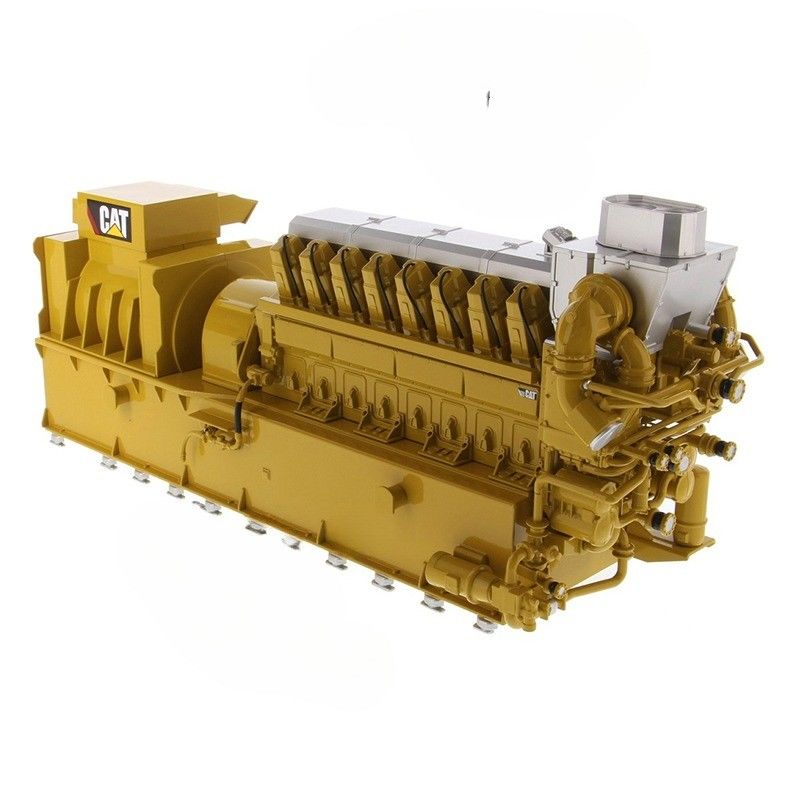 Cat CG260-16 Generator Set 1/25 Skala Diecast Model Mesin Alloy Model Koleksi
