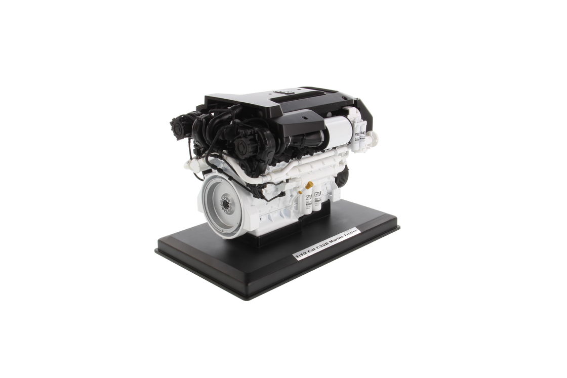 1/12 Skala CAT C32B Generator Mesin Edisi Khusus Model Paduan Caterpillar 85707