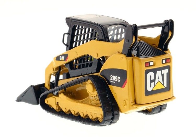 Cat 299C yang sangat rinci Compact Track Loader Alloy Diecast Model 1/32 Skala 85226