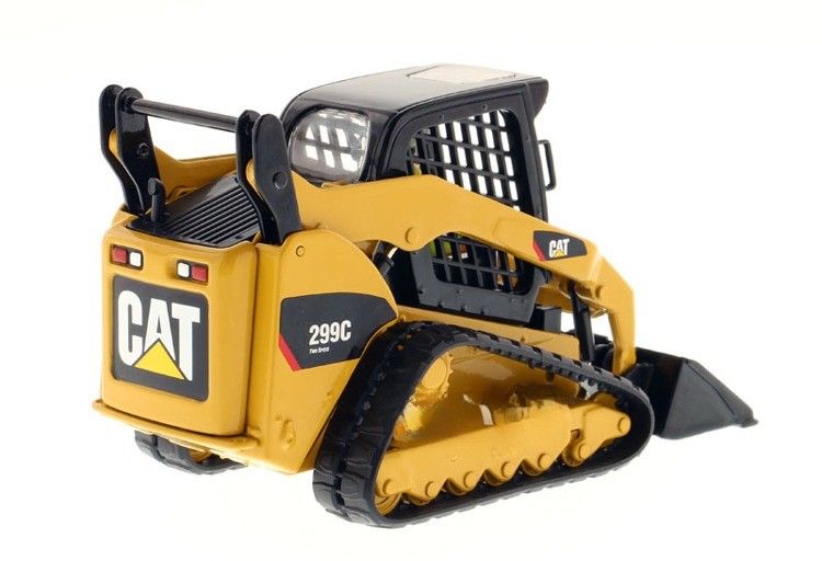 Cat 299C yang sangat rinci Compact Track Loader Alloy Diecast Model 1/32 Skala 85226