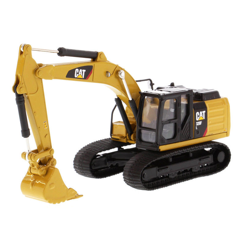 DM 85690 1/64 Caterpillar CAT320F L Hydraulic Excavator Diecast Alloy Model Koleksi