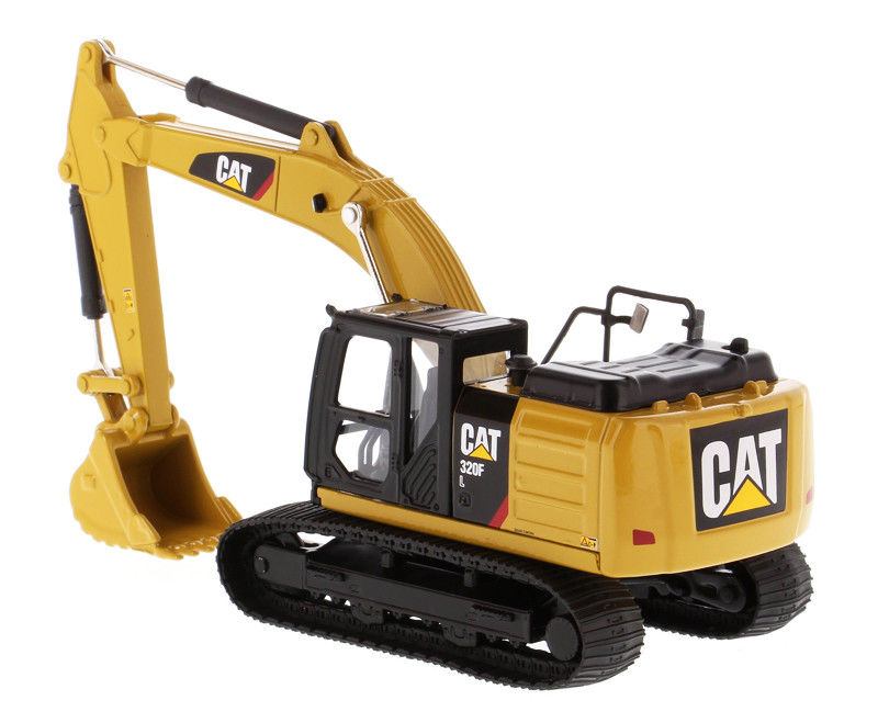 DM 85690 1/64 Caterpillar CAT320F L Hydraulic Excavator Diecast Alloy Model Koleksi