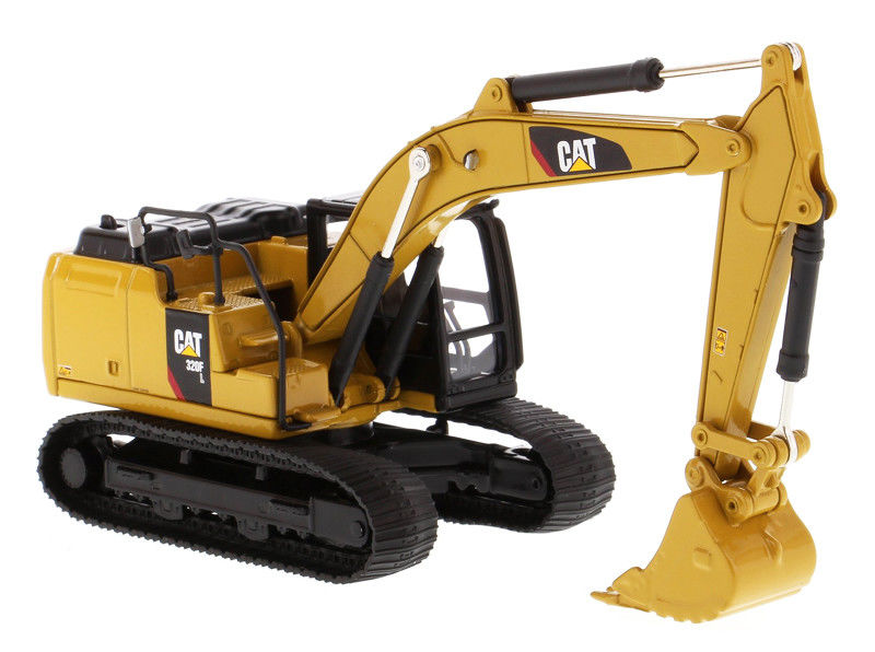 DM 85690 1/64 Caterpillar CAT320F L Hydraulic Excavator Diecast Alloy Model Koleksi