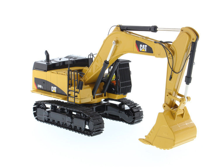 DM CAT 374D L Excavator 1:50 Scale Alloy Diecast Model dengan komponen yang dapat disesuaikan Mainan koleksi