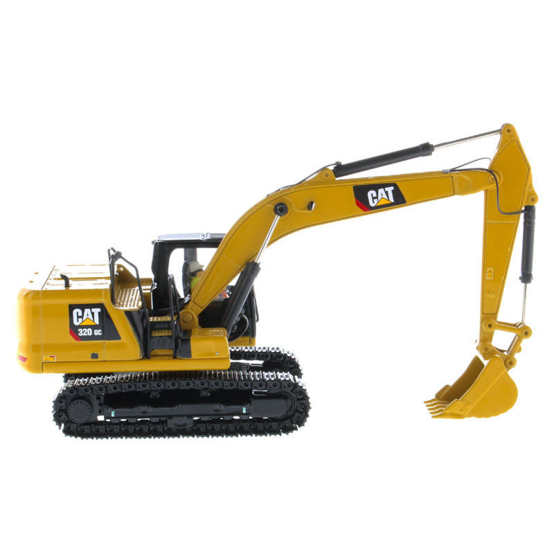 Koleksi 1:50 Skala CAT M320 GC Excavator Diecast Alloy Model untuk Penggemar Konstruksi