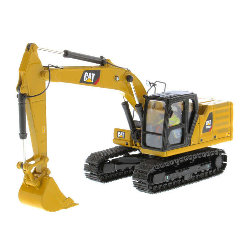 Koleksi 1:50 Skala CAT M320 GC Excavator Diecast Alloy Model untuk Penggemar Konstruksi