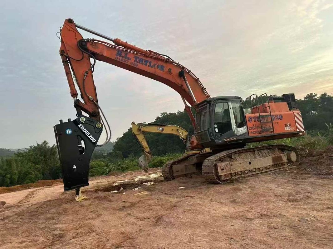 Eddie 200 Hydraulic Breaker Hammer 50 Ton Excavator Penghancuran Tugas Berat Rock Crusher