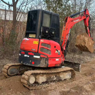 Digunakan VIO35 Mini Excavator 3,5 Ton Low Hours Full Service History Utilitas