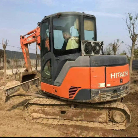 Digunakan Hitachi ZX60-3F Mini Excavator 6 Ton Low Hours Full Service Konstruksi Landscaping