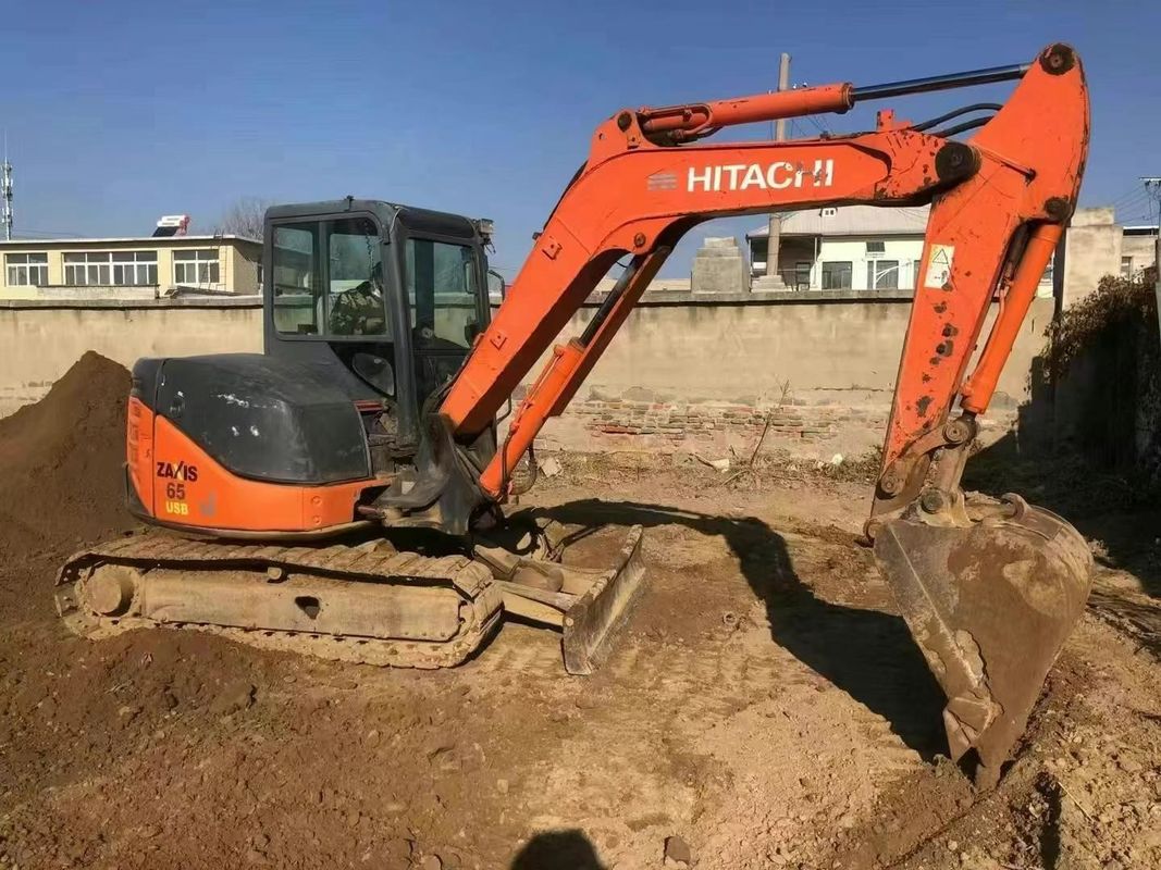 Digunakan Hitachi ZX65U Mini Excavator 6,5 Ton Low Hours untuk Utilitas Landscape Konstruksi