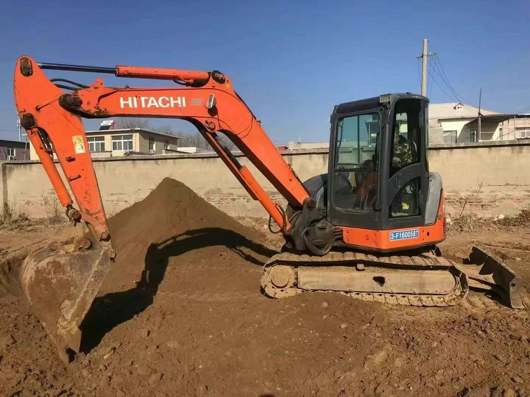 Digunakan Hitachi ZX65U Mini Excavator 6,5 Ton Low Hours untuk Utilitas Landscape Konstruksi