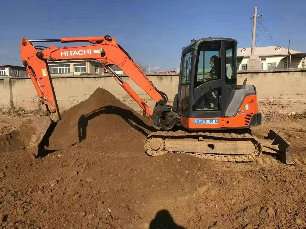 Digunakan Hitachi ZX65U Mini Excavator 6,5 Ton Low Hours untuk Utilitas Landscape Konstruksi