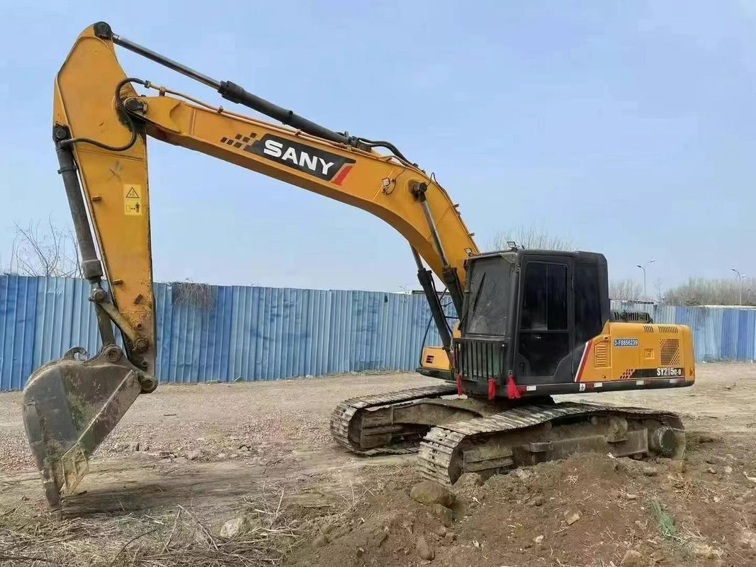 Digunakan SANY SY215C 21,5 Ton Excavator untuk Pertambangan Konstruksi dan Earthmoving Peralatan