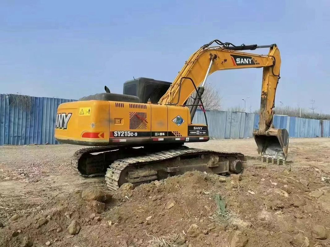 Digunakan SANY SY215C 21,5 Ton Excavator untuk Pertambangan Konstruksi dan Earthmoving Peralatan