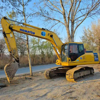 Digunakan 2017 Komatsu PC200-7 Hydraulic Excavator 20 Ton Kapasitas Sejarah Layanan Lengkap