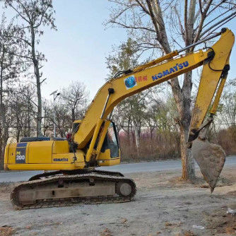 Digunakan 2017 Komatsu PC200-7 Hydraulic Excavator 20 Ton Kapasitas Sejarah Layanan Lengkap