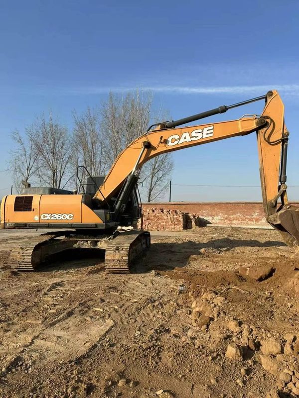 Digunakan 2019 Kasus CX260C Excavator 26 Ton Kapasitas Full Service Pertambangan Konstruksi Earthmoving