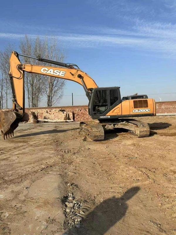 Digunakan 2019 Kasus CX260C Excavator 26 Ton Kapasitas Full Service Pertambangan Konstruksi Earthmoving