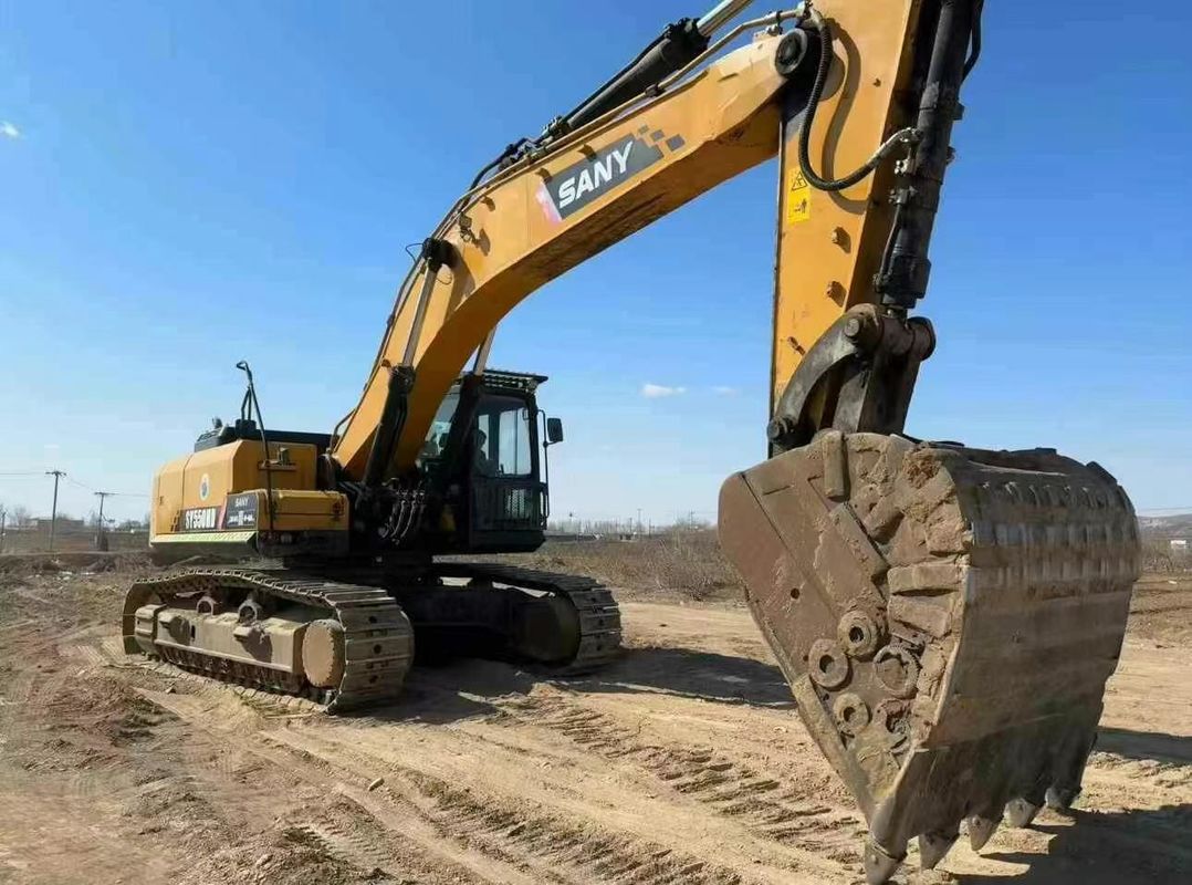 Digunakan 2020 SANY SY550HD 55 Ton Excavator dengan Full Service CE ISO Sertifikasi Kinerja