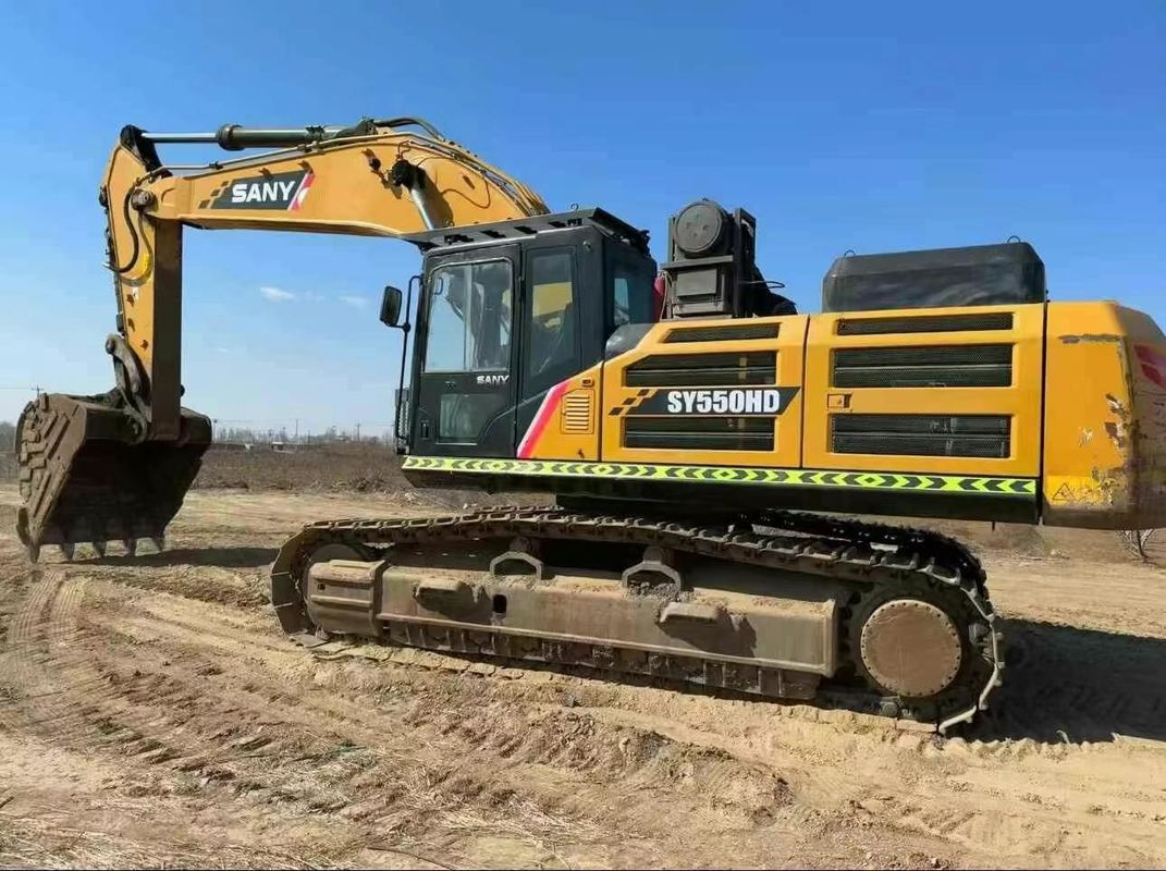 Digunakan 2020 SANY SY550HD 55 Ton Excavator dengan Full Service CE ISO Sertifikasi Kinerja