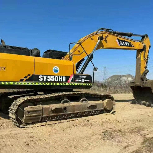 Digunakan 2020 SANY SY550HD 55 Ton Excavator dengan Full Service CE ISO Sertifikasi Kinerja