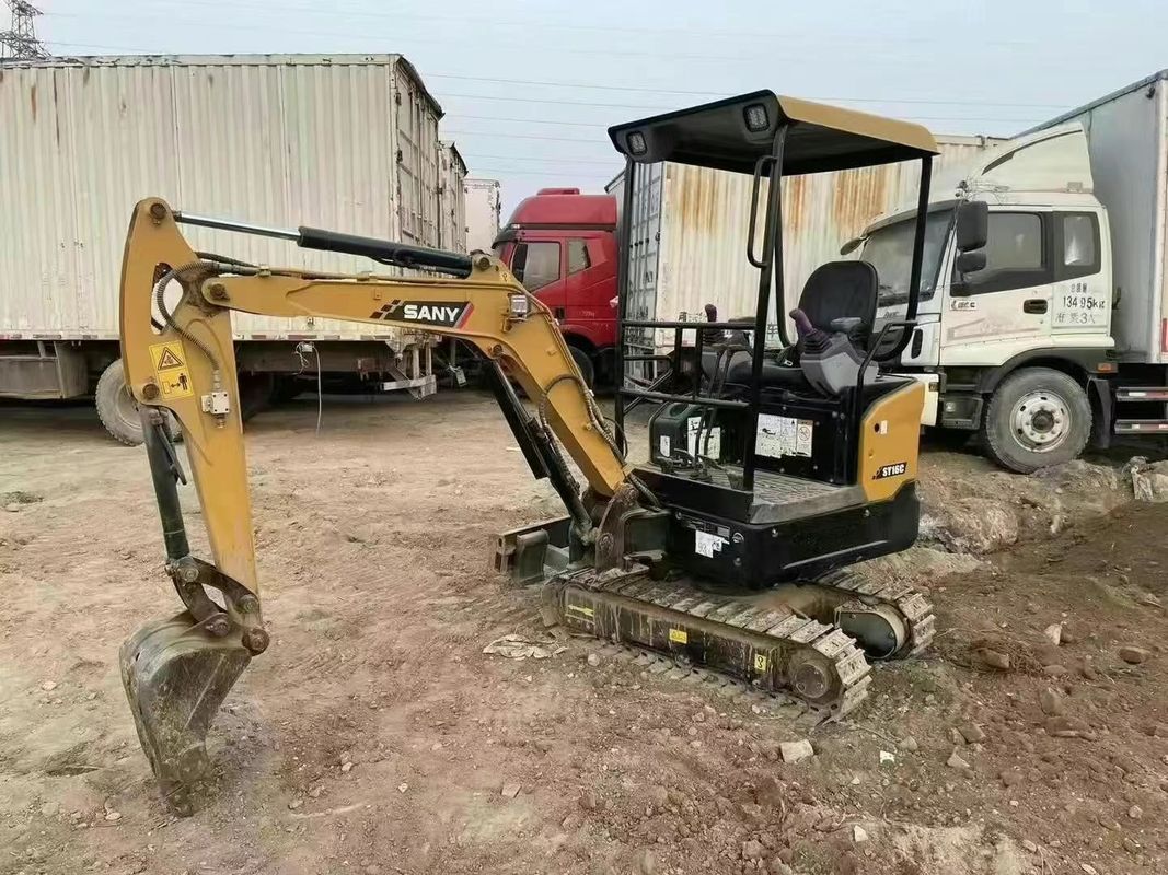 2021 SANY SY16C Kompak Mini Excavator 1,6 Ton 3000 Jam CE ISO Landscape Utility