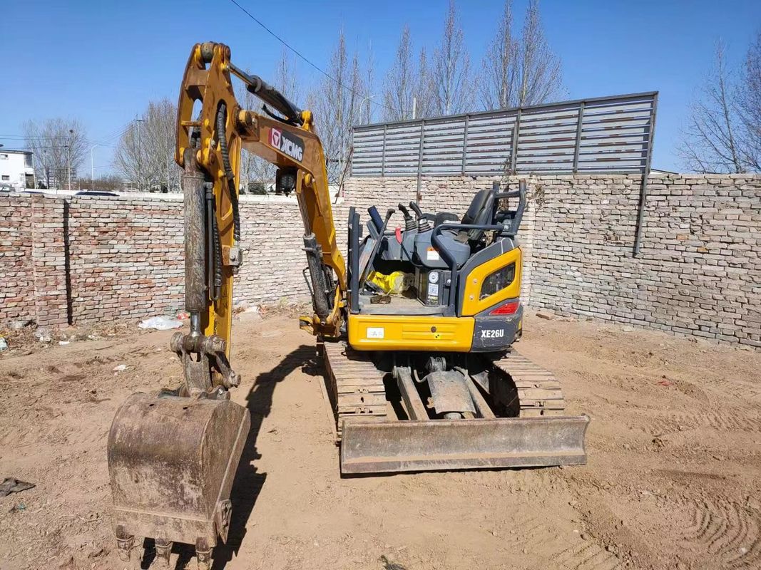 Digunakan 2022 XCMG XE26U Mini Excavator 2.6T Baik Dipertahankan CE ISO Landscape Utilitas