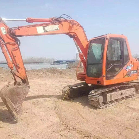 Digunakan Doosan DH80 Mini Excavator 8 Ton Kapasitas CE ISO untuk utilitas lansekap