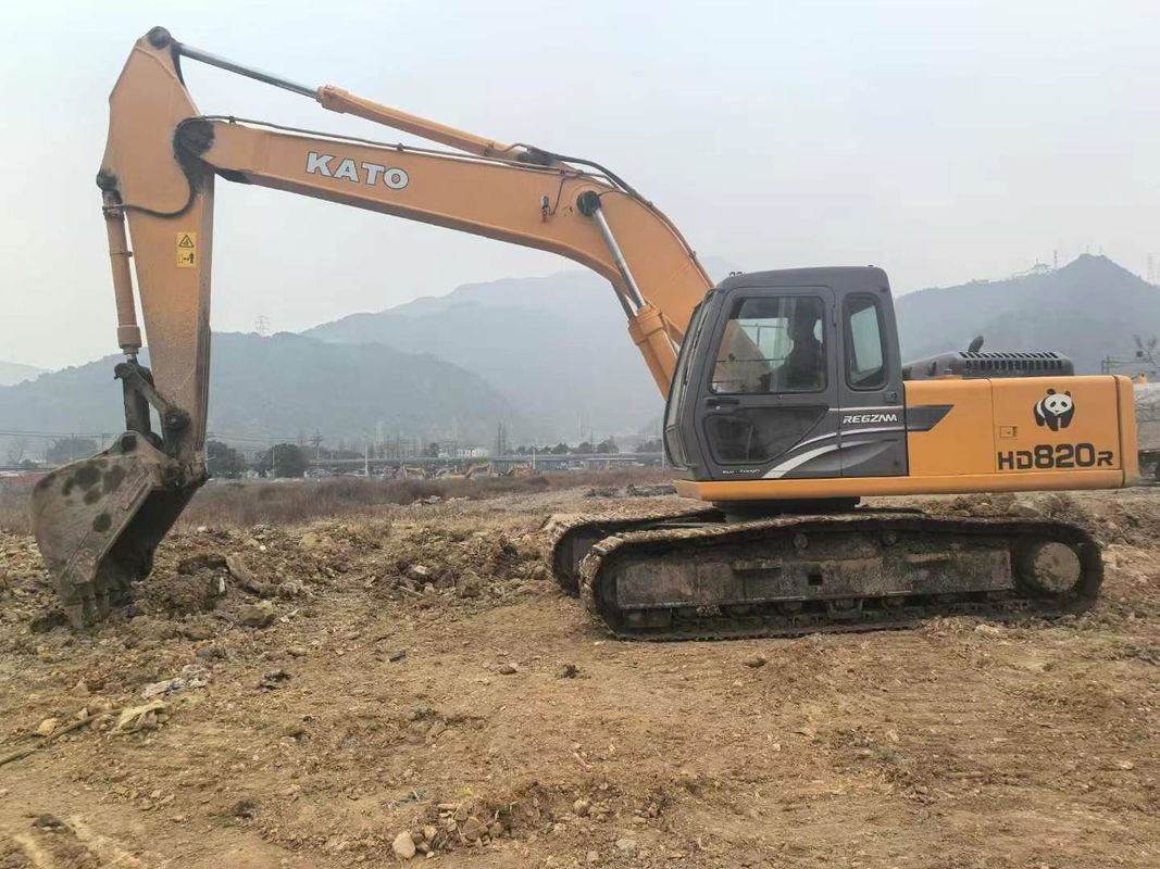 Digunakan Kato HD820R Mini Excavator 8 Ton Kapasitas Full Service CE ISO Landscape Utility