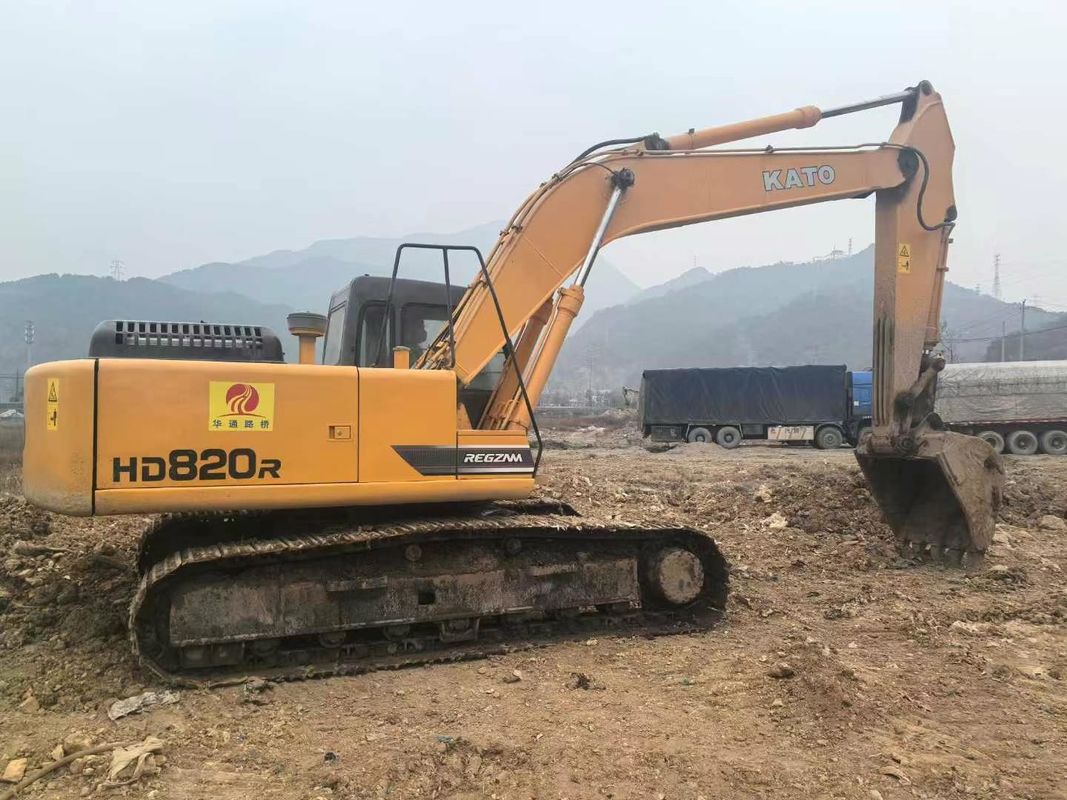 Digunakan Kato HD820R Mini Excavator 8 Ton Kapasitas Full Service CE ISO Landscape Utility