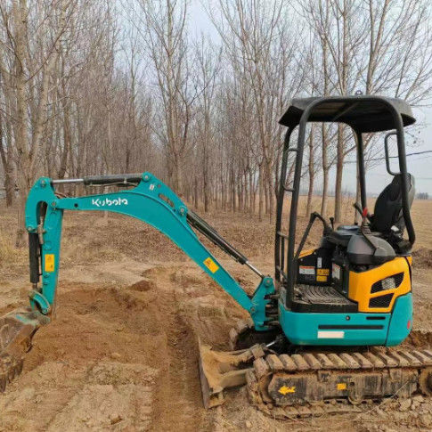 Digunakan Kubota U17 Mini Excavator 1,7 Ton Baik Dipertahankan CE ISO untuk utilitas lansekap