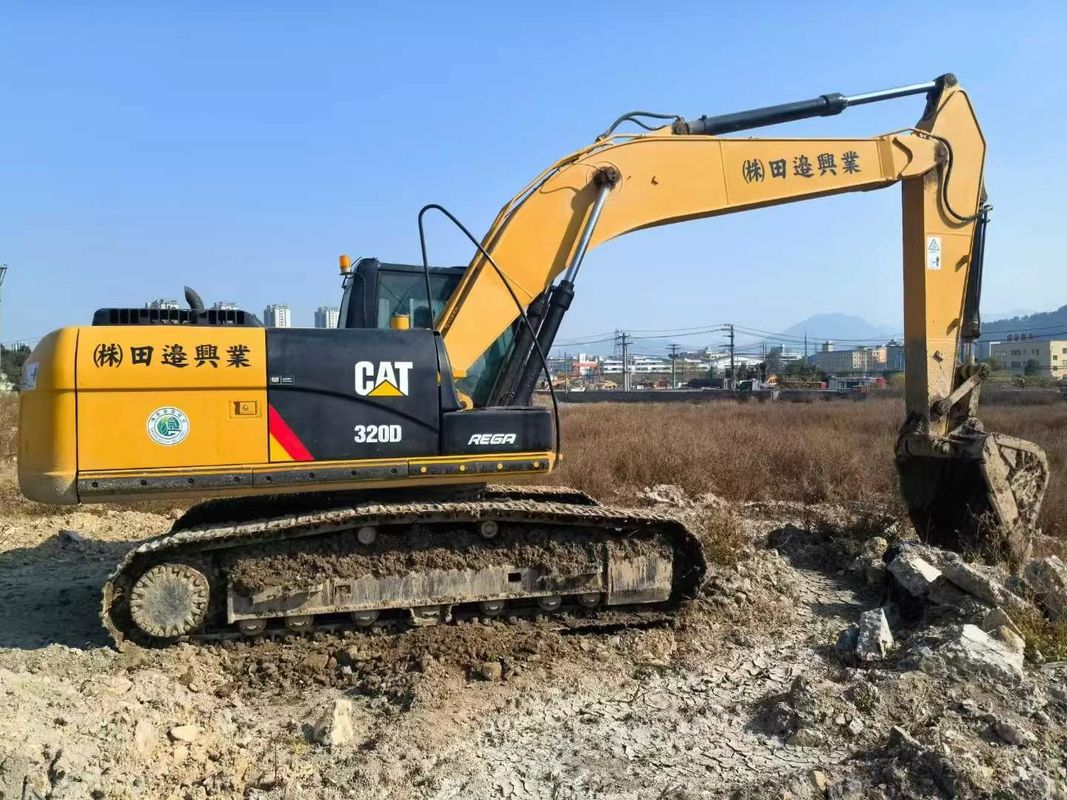 Digunakan Caterpillar 320D Excavator 20 Ton Kapasitas Full Service Sejarah CE ISO Sertifikasi