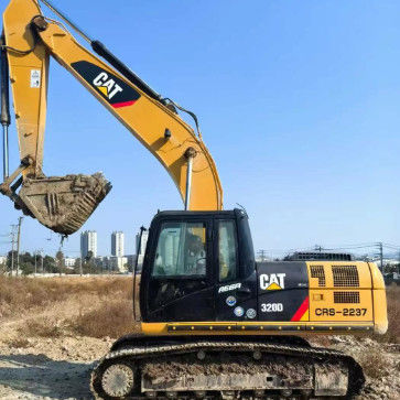 Digunakan Caterpillar 320D Excavator 20 Ton Kapasitas Full Service Sejarah CE ISO Sertifikasi