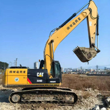 Digunakan Caterpillar 320D Excavator 20 Ton Kapasitas Full Service Sejarah CE ISO Sertifikasi