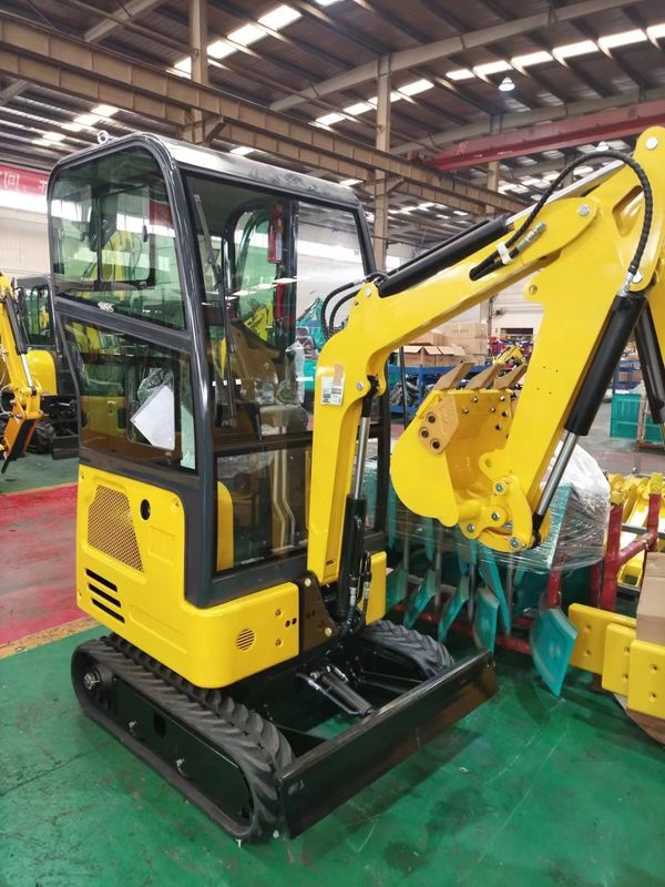 R327 1.5T Mini Excavator CE ISO Bersertifikat 1 Tahun Garansi Landscape Utilitas Konstruksi