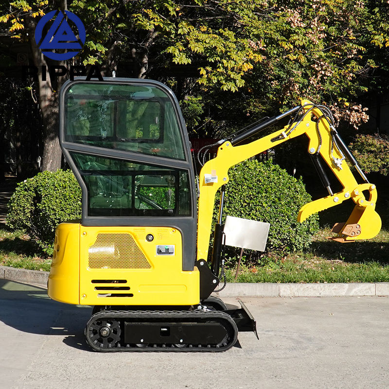 R327 1.5T Mini Excavator CE ISO Bersertifikat 1 Tahun Garansi Landscape Utilitas Konstruksi