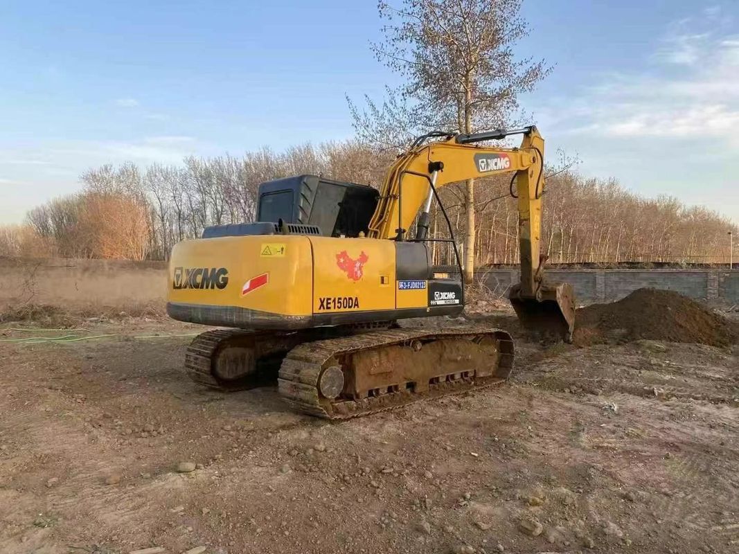 Digunakan XCMG XE150DA Excavator 15 Ton Heavy Duty Machine untuk Konstruksi Pertambangan Penggerak Bumi