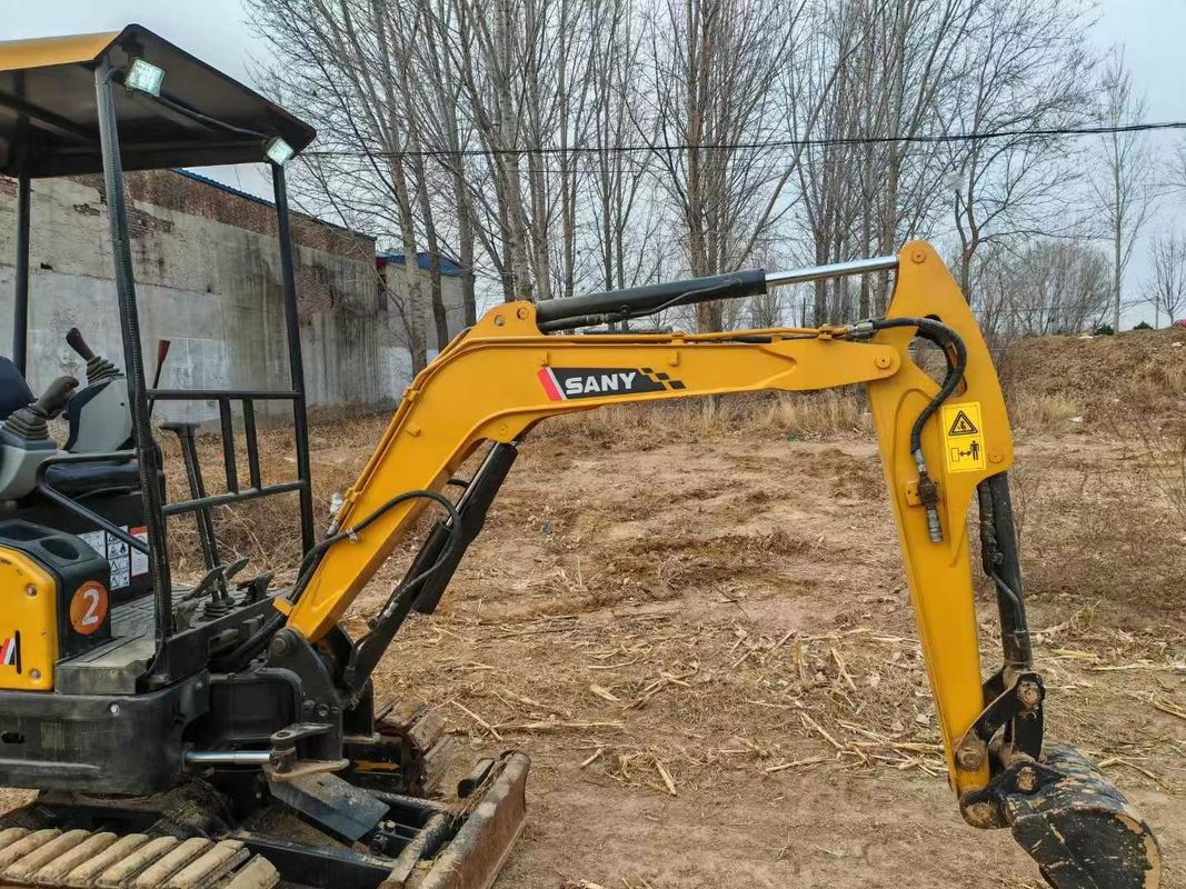 Digunakan SANY SY16C 1.6T Mini Excavator Full Service Ideal untuk pekerjaan lansekap dan utilitas