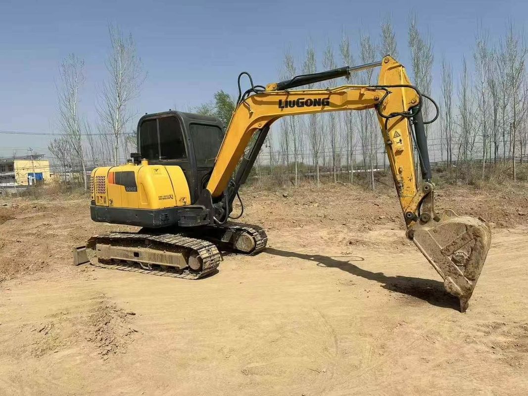 Digunakan Liugong 906E Excavator Mesin berkualitas tinggi untuk pekerjaan konstruksi berat