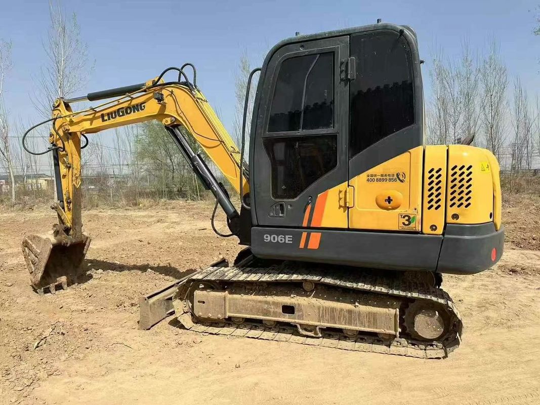 Digunakan Liugong 906E Excavator Mesin berkualitas tinggi yang dapat diandalkan untuk pekerjaan konstruksi berat
