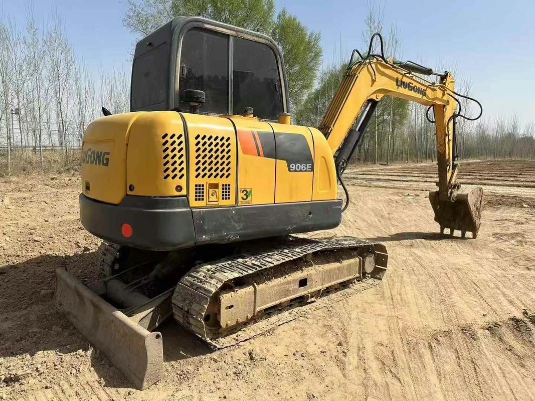 Digunakan Liugong 906E Excavator Mesin berkualitas tinggi untuk pekerjaan konstruksi berat