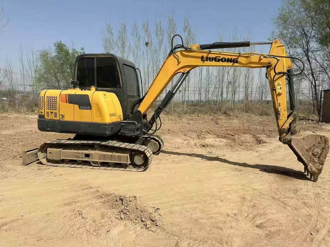 Digunakan Liugong 906E Excavator Mesin berkualitas tinggi untuk pekerjaan konstruksi berat