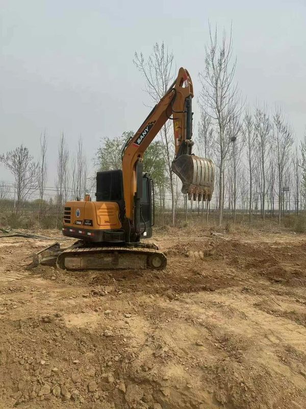 Digunakan Sany 60C Excavator Low Jam Nilai besar Kondisi baik Siap untuk ekspor