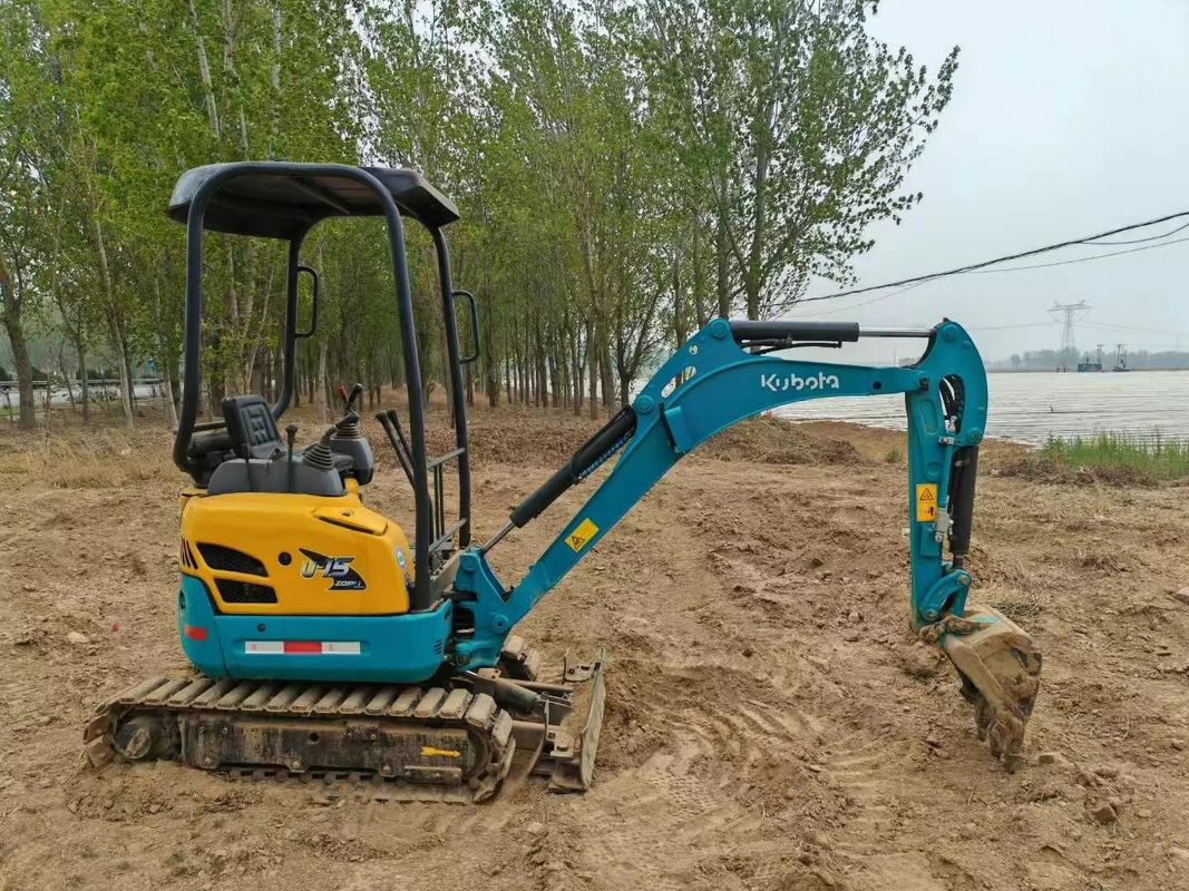 Ekskavator Mini Kubota U15 Bekas Pakai Peralatan Pengerukan Tanah Bekas Siap Pakai