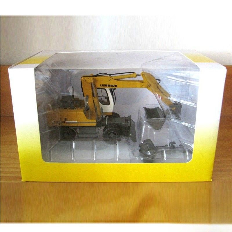 1/50 Liebherr A904C Model Excavator Beroda Die Cast Metal Collectible Dengan Grab Bucket 58004